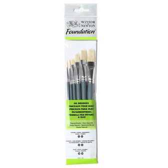 Winsor &amp; Newton Foundation Olieverf Penselen Set 1