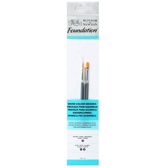 Winsor &amp; Newton Foundation Aquarel Penselen Set 5