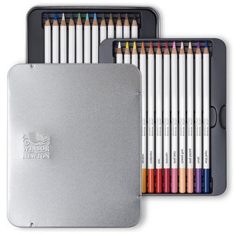 Winsor &amp; Newton Studio Collection 24 Aquarelpotloden Set