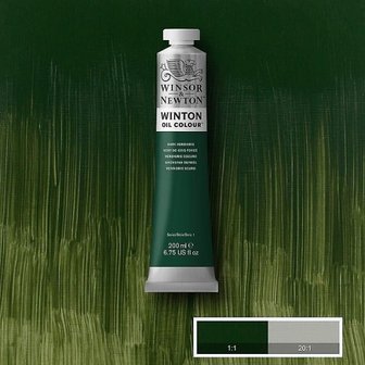 Winton Olieverf 200ML Cadmium Dark Verdigris 405