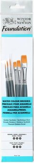 Winsor &amp; Newton Foundation Aquarel Penselen Set 1