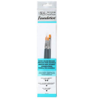 Winsor &amp; Newton Foundation Aquarel Penselen Set 2