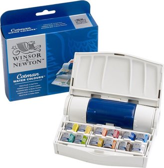 Winsor &amp; Newton Cotman Field Plus Aquarelset 12 napjes