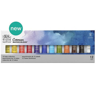 Winsor &amp; Newton Cotman 12 Tubes Collection