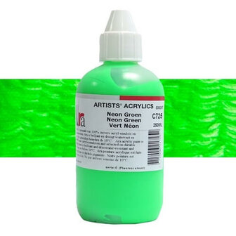 ARA Artist Acrylverf Neon Green C725 250ml