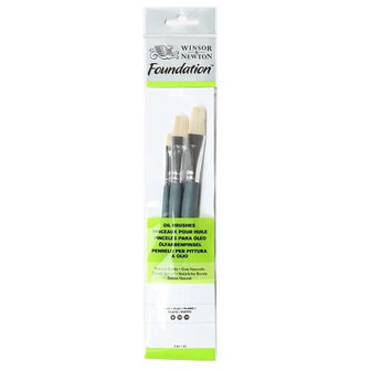 Winsor &amp; Newton Foundation Olieverf Penselen Set 2