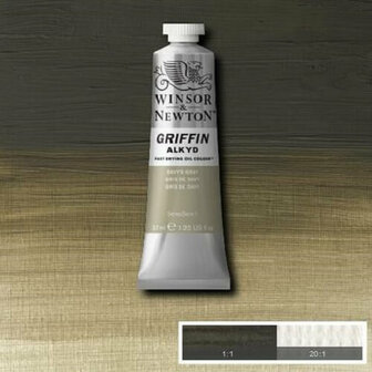 Winsor &amp; Newton Griffin Alkyd Olieverf 37ML Davy&#039;s Grey 217