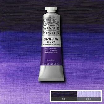 Winsor &amp; Newton Griffin Alkyd Olieverf 37ML Dioxazine Purple 229