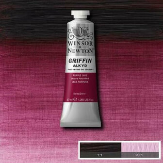 Winsor &amp; Newton Griffin Alkyd Olieverf 37ML Purple Lake 544