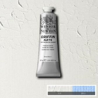 Griffin Alkyd Olieverf 37ML Titanium White 644