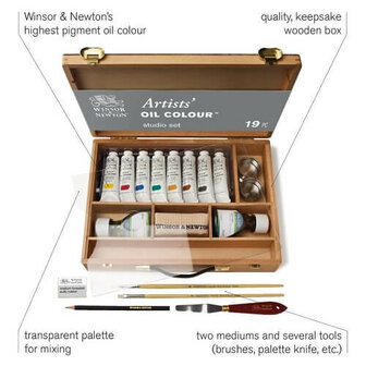 Winsor &amp; Newton Artist Oil Colour Studio Set 6