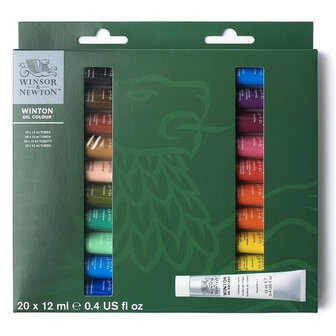 Winsor &amp; Newton Winton Olieverf Set 20x12ml