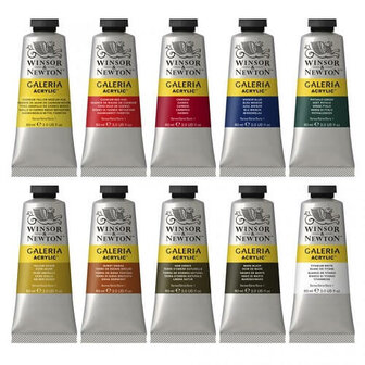 Winsor &amp; Newton Galeria Acrylverf Set 10x60ml 4