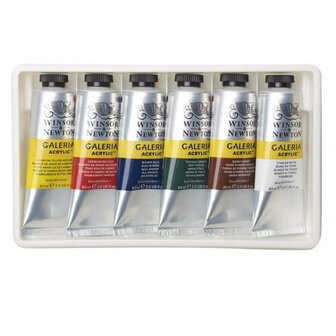 Winsor &amp; Newton Galeria Acrylverf Set 6x60ml 5