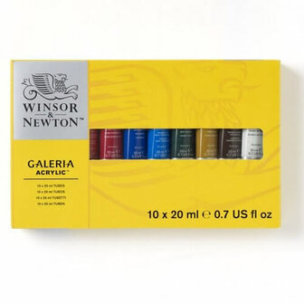 Winsor &amp; Newton Galeria Acrylverf Set 10x20ml