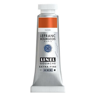 Lefranc &amp; Bourgeois Linel Gouache Extra Fine Copper 234 14ml