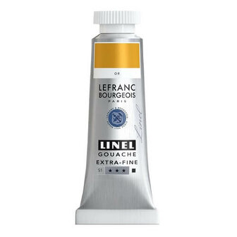 Lefranc &amp; Bourgeois Linel Gouache Extra Fine Gold 233 14ml