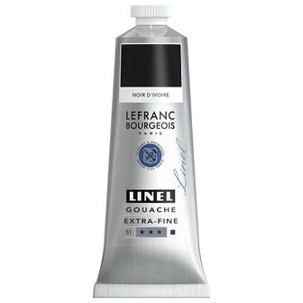 Lefranc &amp; Bourgeois Linel Gouache Extra Fine Ivory Black 228 14ml