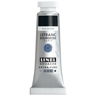 Lefranc &amp; Bourgeois Linel Gouache Extra Fine Deep Black 227 14ml