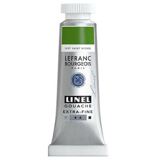 Lefranc &amp; Bourgeois Linel Gouache Extra Fine Saint Michel Green 208 14ml