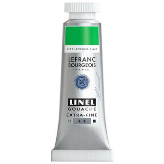 Lefranc &amp; Bourgeois Linel Gouache Extra Japanese Green Light 201 14ml