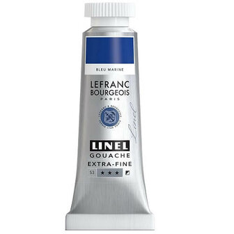 Lefranc &amp; Bourgeois Linel Gouache Extra Fine Marine Blue 190 14ml