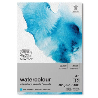 Winsor &amp; Newton Aquarel Papier A5 Gelijmd