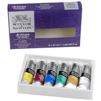 Winsor &amp; Newton Artisan Water Mixable Oil Colour Set 6x37ml 3