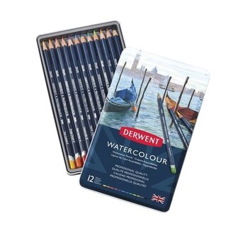 Derwent Watercolour 12 delige set