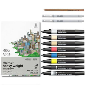 Winsor &amp; Newton Mixed Media Manga Set 1