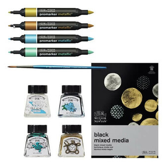 Winsor &amp; Newton Mixed Media Metallic Set 2