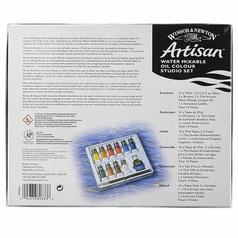 Winsor &amp; Newton Artisan Water Mixable Oil Colour Studio Set 2