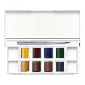 Winsor &amp; Newton Cotman Landscape Pocket Box Aquarelset 8 napjes 3