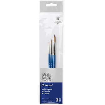 Winsor &amp; Newton Cotman Aquarel Penselen Set 3