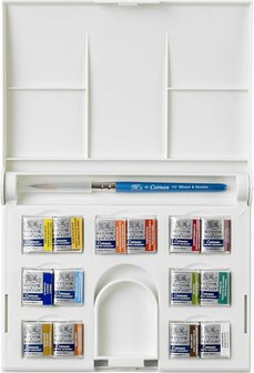 Winsor &amp; Newton Cotman The Compact Aquarelset 14 napjes