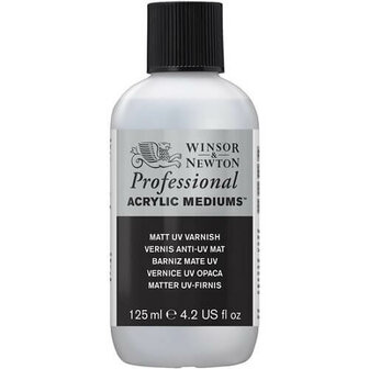 Winsor &amp; Newton Professional Acrylic Medium UV Vernis Mat 125ml