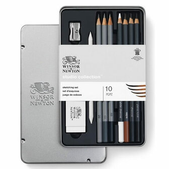 Winsor &amp; Newton Studio Collection Sketching Set Deluxe