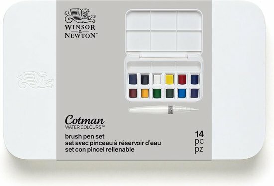 Winsor & Newton Cotman Brush Pen Set Aquarelset