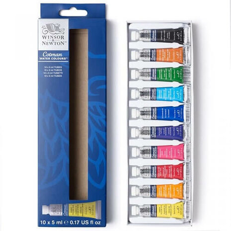 Winsor & Newton Cotman Tubes Collection 10x5ml 2