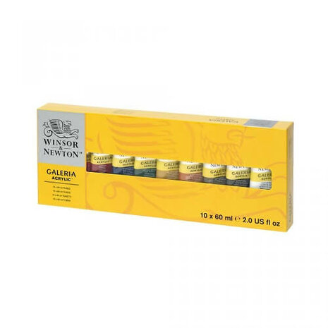 Winsor & Newton Galeria Acrylverf Set 10x60ml 6