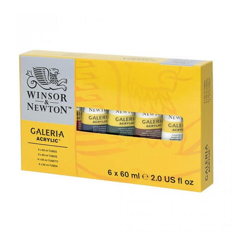 Winsor & Newton Galeria Acrylverf Set 6x60ml 4