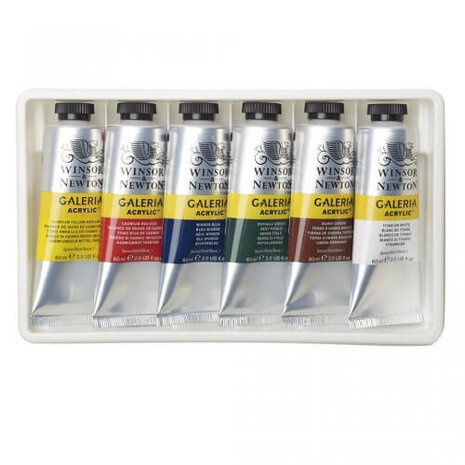 Winsor & Newton Galeria Acrylverf Set 6x60ml 5