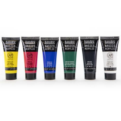 Liquitex Basics Acrylic Colour Set 6x22ML 2