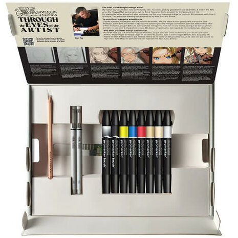 Winsor & Newton Mixed Media Manga Set 2