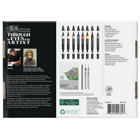 Winsor & Newton Mixed Media Manga Set 3