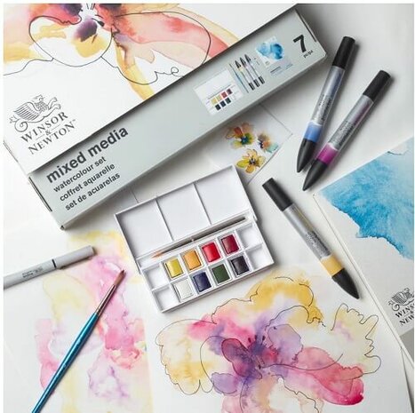 Winsor & Newton Mixed Media Aquarel Set 3