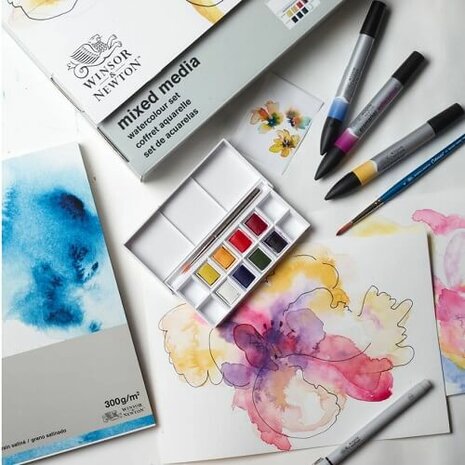 Winsor & Newton Mixed Media Aquarel Set 4