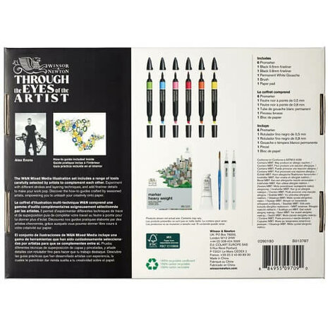 Winsor & Newton Mixed Media Illustration Set 6